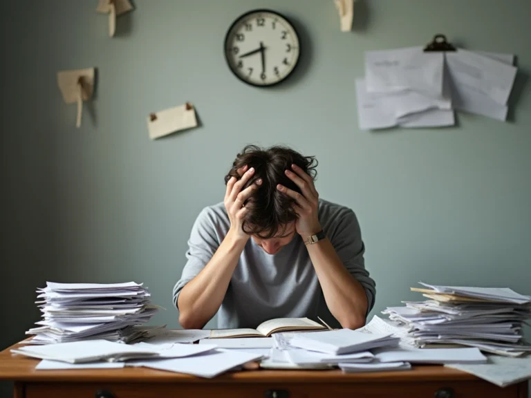The struggle of managing time with OCD rituals.